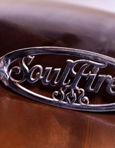 Our distinctive branding embossed into every fireplace, a mark of South African quality